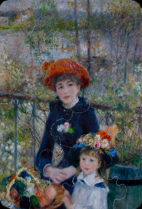 Rompecabezas para niños Renoir : Deux soeurs