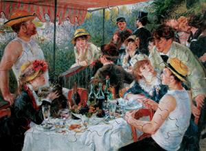 Renoir puzzle for kids : The boaters