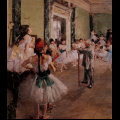 Edgar Degas wooden puzzle for kids : La Classe de Danse