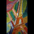 Robert Delaunay wooden puzzle for kids : Tour Eiffel