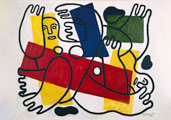 puzzle per bambini : Fernand Léger : Pesci tropicali