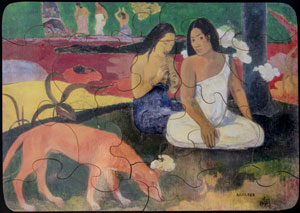 Jigsaw puzzles for Kids Paul Gauguin : Arearea
