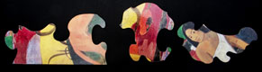 Puzzle for kids : wooden pieces : Paul Gauguin : Arearea