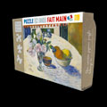 Paul Gauguin wooden puzzle case for kids : Fleurs et bol de fruits