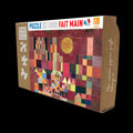 Paul Klee wooden puzzle case for kids : Castle and Sun