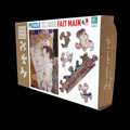 Gustav Klimt wooden puzzle case for kids : Mother and child