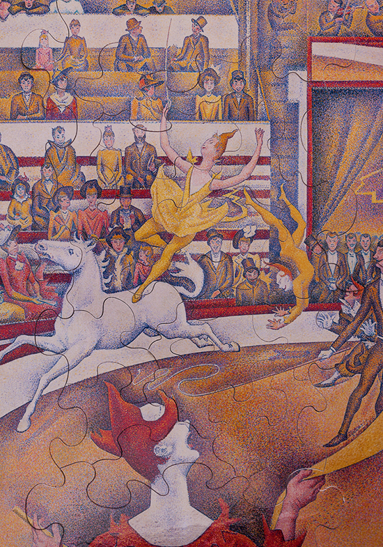 Georges Seurat : Rompecabezas de madera para niños : El circo