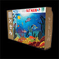 Alain Thomas wooden puzzle case for kids : Tropical fish
