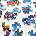 Puzzle for kids : wooden pieces : Alain Thomas : Tropical fish