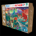 Vayounette wooden puzzle case for kids : Dragons