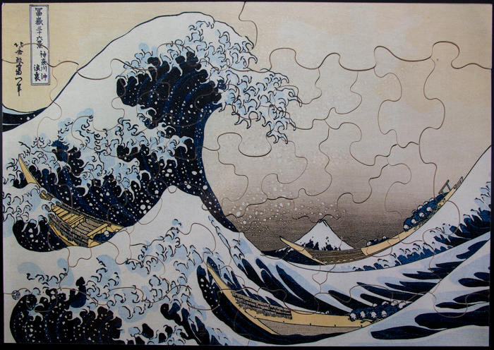 Puzzle Hokusai : La grande onda di Kanagawa (Michèle Wilson)