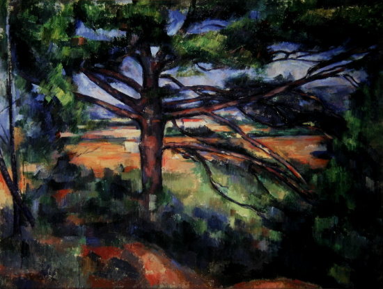 Toile Paul Cézanne, Le Grand Pin