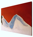 Canvas Nicolas De Stal, Reclining Blue Nude 90 x 60 cm