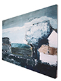 Canvas Nicolas De Stal, Mediterranean landscape 75 x 60 cm