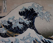 Stampe su tela di Hokusai
