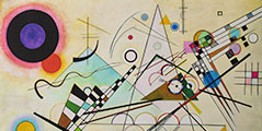 Tela Kandinsky : Composizione VIII, 1923