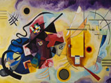 Tela Kandinsky : Gelb-rot-blau (Giallo, rosso, blu), 1925