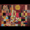 Canvas Paul Klee, Chteau et soleil