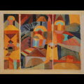 Canvas Paul Klee, Jardin du temple