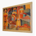 Canvas Paul Klee, Jardin du temple 80 x 60 cm