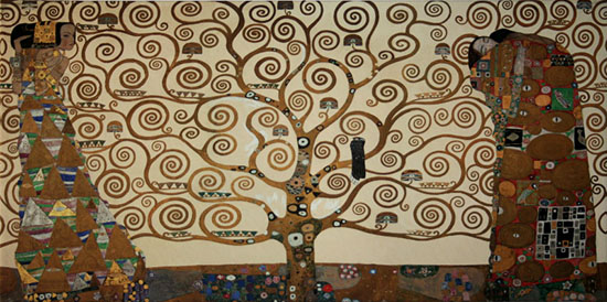 Canvas Gustav Klimt, The tree of life