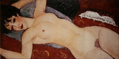 Canvas Amedeo Modigliani, Nude