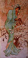 Canvas Alfons Mucha, The summer