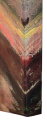 Toile Edvard Munch, Le cri - détail bords réflexe