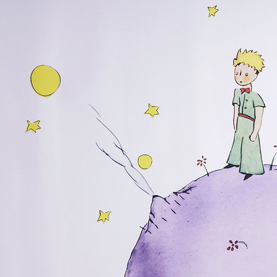 Tela Antoine de Saint Exupéry : Little Prince, Planet