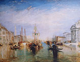 Tela William Turner : Venezia dal portico della Madonna della Salute