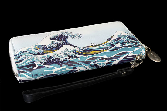 Hokusai wallet : The Great Wave of Kanagawa