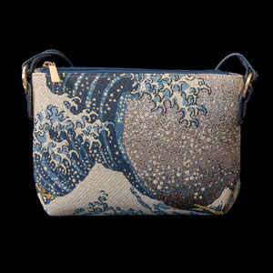Hokusai Shoulder bag: The Great Wave (fabric)