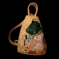Mochila cuero y Dainetto : Klimt