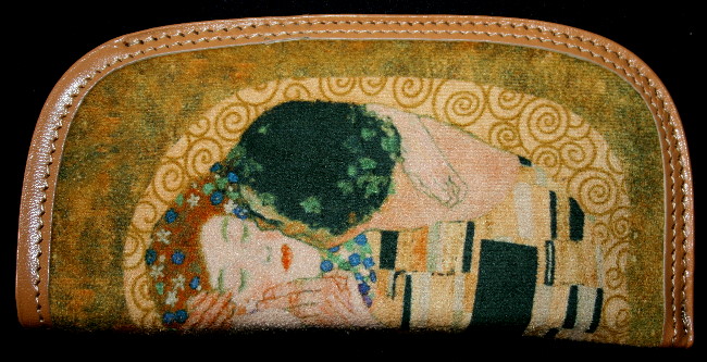 Dainetto and Leather Eyeglass Case KLIMT : The kiss
