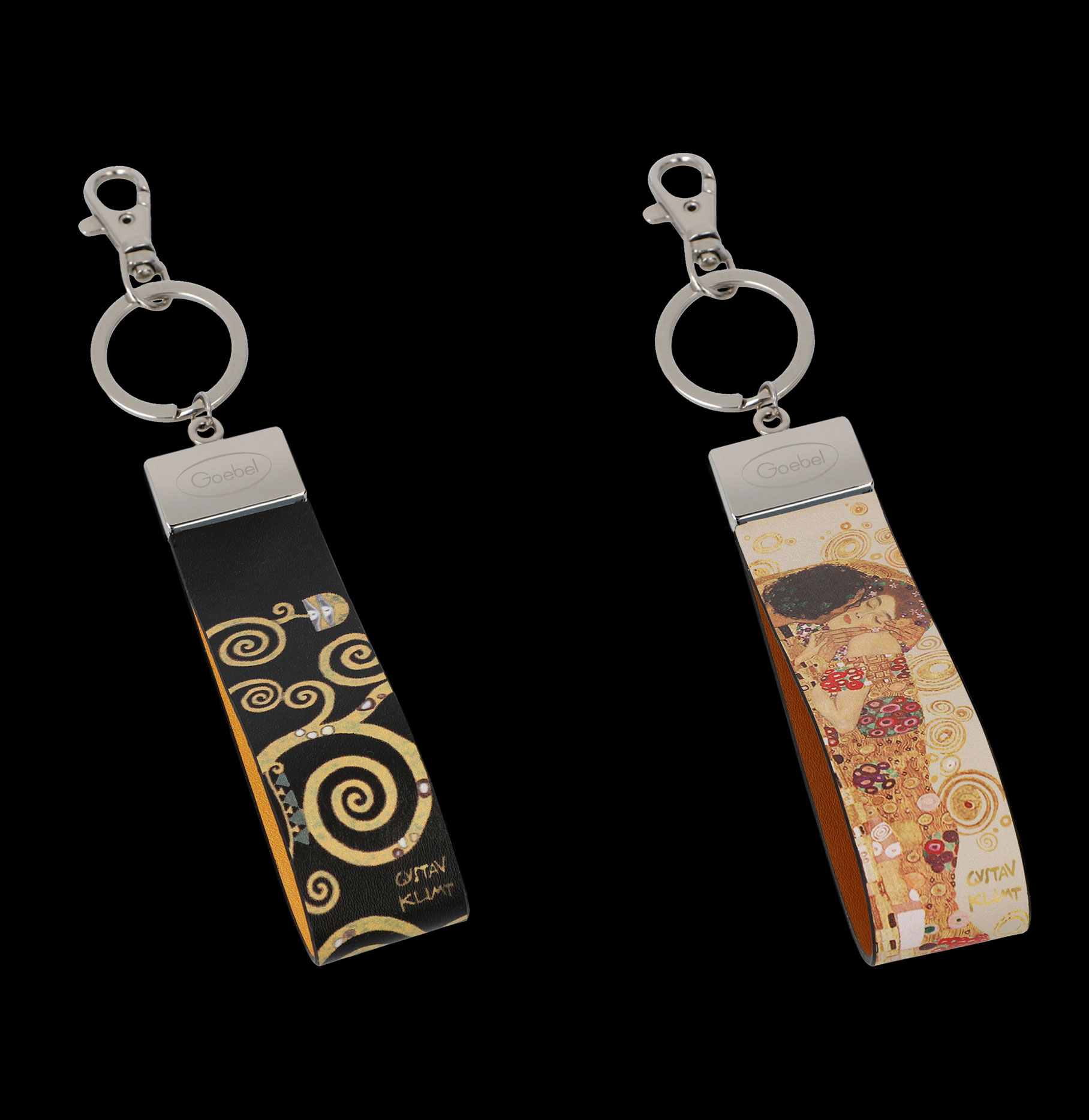 The Kiss Gustav Klimt Purse Hanger with Keychain 