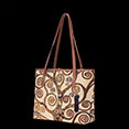Gustav Klimt handbag : The tree of life