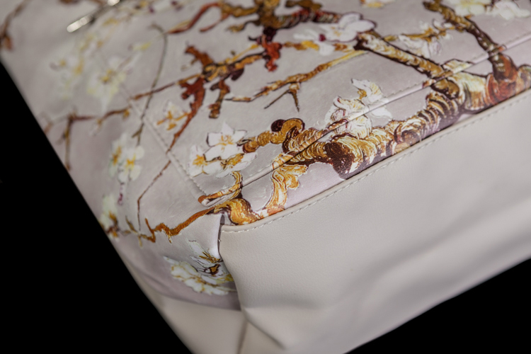 Van Gogh backpack : Almond Branches in Bloom (white)