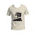 T-shirt Corto Maltese de Hugo Pratt : Cigarette (Ecru)