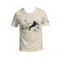 Corto Maltese T-shirt of Hugo Pratt : Marin sur la dune (Ecru)