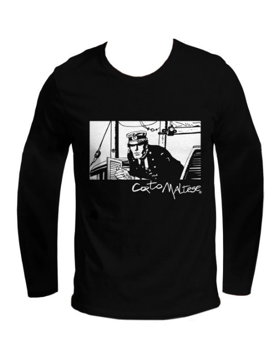 T-shirt Corto Maltese di Hugo Pratt : Port Ducal (Manica Lunga)