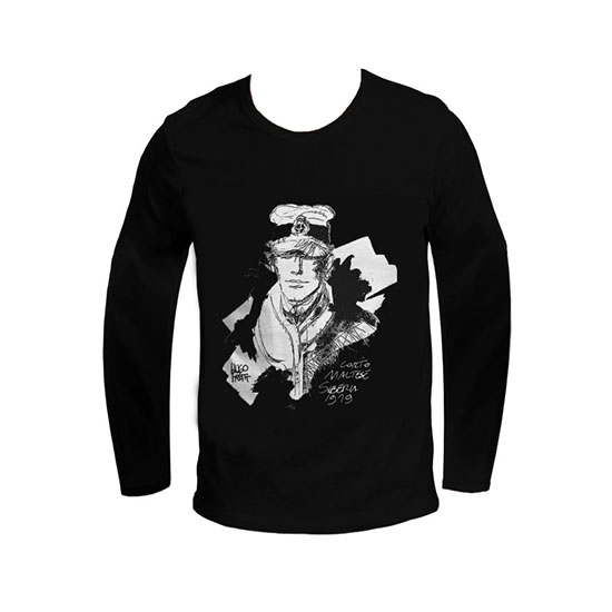 T-shirt Corto Maltese di Hugo Pratt : Siberia (Manica Lunga)