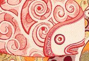 Tapisserie, tenture Gustav Klimt, Danaé, 1908 (détail 2)