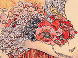 Mucha tapestry, Summer, 1896 (detail 2)