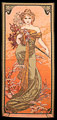 Mucha tapestry, Spring, 1896, wall-hanging