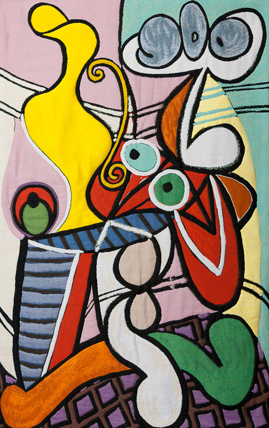 Tappezzeria o plaid Pablo Picasso, Natura morta su un tavolino rotondo, 1931
