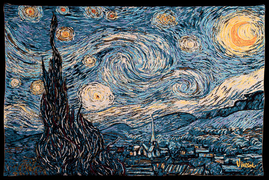 Tapicería Van Gogh, La noche estrellada, 1889