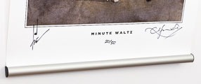 Estampe pigmentaire signée de Juanjo Guarnido : Minute Waltz (détails)